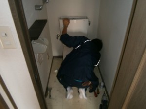 トイレ取替工事 施工事例 岡崎市 タンク・ウォシュレット取付