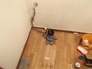 TOTOトイレ取替工事（名古屋市中村区）下準備