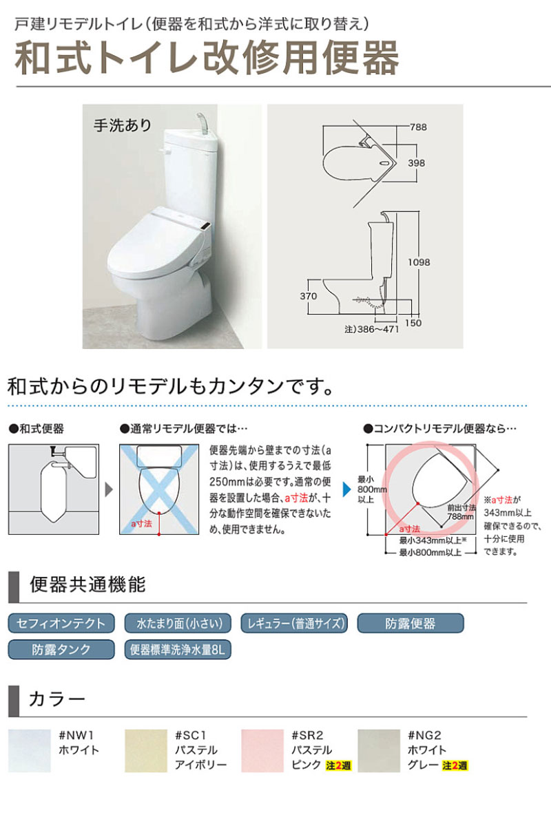 TOTO 和式トイレ改修用便器